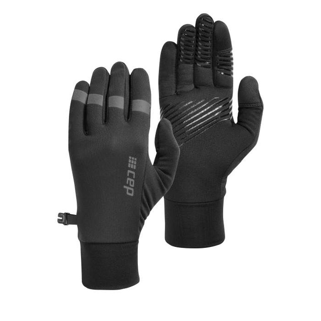 Sportowe rękawiczki zimowe CEP Cold Weather unisex czarne