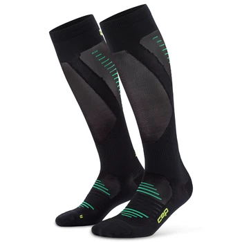 Damskie podkolanówki kompresyjne do biegania PRO Run Ultralight CEP czarny