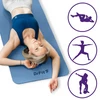 DrFit mata do ćwiczeń fitnessu i rehabilitacji niebieska