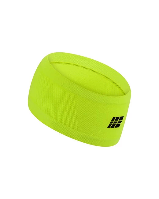 Lekka sportowa opaska na głowę do biegania unisex zielona Core Run CEP